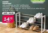 Schuhregal von KESPER im aktuellen Netto mit dem Scottie Prospekt für 14,99 €