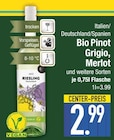 Bio Pinot Grigio, Merlot und weitere Sorten von  im aktuellen EDEKA Prospekt für 2,99 €