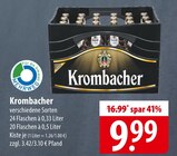 Krombacher bei famila Nordost im Dannenberg Prospekt für 9,99 €