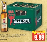 Pilsner oder Natur-Radler von Berliner im aktuellen E center Prospekt für 9,99 €