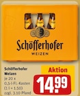 Aktuelle Getränke Angebote bei REWE in Offenbach (Main) Aktuelles Weizen Angebot bei REWE in Offenbach (Main) ab 14,99 €