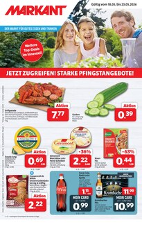 Coca Cola im Markant Nordwest Prospekt "DER MARKT FÜR GUTES ESSEN UND TRINKEN" mit 16 Seiten (Osnabrück)