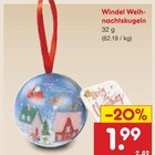 Weihnachtskugeln Angebote von Windel bei Netto Marken-Discount Gladbeck für 1,99 €