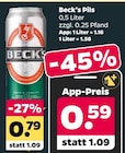 Pils von Beck's im aktuellen Netto mit dem Scottie Prospekt