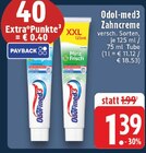 Zahncreme bei E center im Remscheid Prospekt für 1,39 €