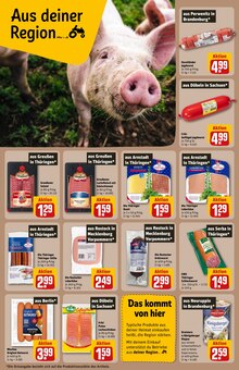 Schweinefleisch im REWE Prospekt "Dein Markt" mit 34 Seiten (Jena)