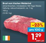 Aktuelles Brust vom Irischen Weiderind Angebot bei Netto Marken-Discount in Fürth ab 1,29 €