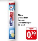 Denta Max Intensiv Gebissreiniger im Angebot bei E center in Filderstadt Denta Max Intensiv Gebissreiniger Angebote von Elkos bei E center Filderstadt für 0,79 €