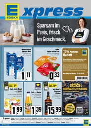 EDEKA Prospekt für Ingolstadt: "Sparsam im Preis, frisch im Geschmack.", 4 Seiten, 28.10.2024 - 02.11.2024