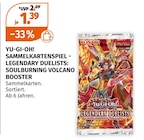 Yu-Gi-Oh! Sammelkartenspiel - Legendary Duelists: Soulburning Volcano Booster von  im aktuellen Müller Prospekt für 1,39 €