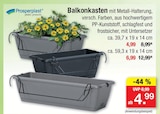 Aktuelle Blumenkasten Angebote bei Zimmermann in Bremen Aktuelles Balkonkasten mit Metall-Halterung Angebot bei Zimmermann in Bremen ab 4,99 €