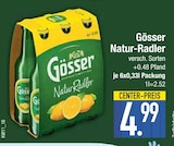 Natur-Radler von Gösser im aktuellen EDEKA Prospekt für 4,99 €