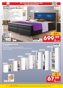 Boxspringbett im Netto Marken-Discount Prospekt "netto-online.de - Exklusive Angebote" mit 36 Seiten (Wuppertal)