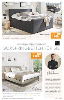 Bett im Opti-Wohnwelt Prospekt "Topmarken zu Highlightpreisen" mit 24 Seiten (Bremerhaven)