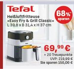 Heißluftfritteuse Easy Fry & Grill Classic im diska Prospekt Heißluftfritteuse Easy Fry & Grill Classic von Tefal im aktuellen diska Prospekt für 69,99 €