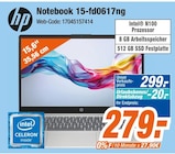 Aktuelle Notebook Angebote bei expert in Wiesbaden Aktuelles Notebook 15-fd0617ng Angebot bei expert in Wiesbaden ab 279,00 €