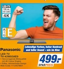 LED TV TV-43W83AE9 Angebote von Panasonic bei expert Clausthal-Zellerfeld für 499,00 €