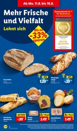 Aktueller Lidl Prospekt mit Brot, "LIDL LOHNT SICH", Seite 8