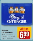 Pils oder Export Angebote von Oettinger bei REWE Freudenstadt für 6,99 €