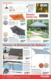 Aktueller Hellweg Prospekt mit Sonnenschirm, "Die Profi-Baumärkte", Seite 9