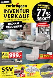 Aktueller Zurbrüggen Prospekt "INVENTURVERKAUF" mit 16 Seiten