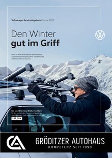 Volkswagen Prospekt für Strauch b Großenhain/Sachsen: Den Winter gut im Griff, 1 Seite, 01.01.2022 - 28.02.2022