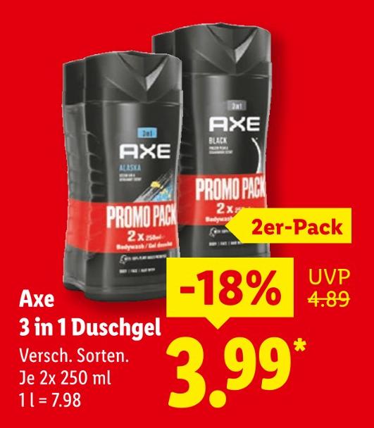 3 in 1 Duschgel Black