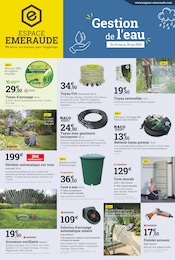 Catalogue Jardineries & Animaleries Espace Emeraude en cours à Saint-Pabu et alentours, "Gestion de l'eau", 2 pages, 14/05/2025 - 31/05/2025