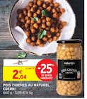 Pois Chiches au Naturel - Ederki à 2,04 € dans le catalogue Intermarché