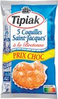 Coquilles Saint-Jacques à la Bretonne Surgelées - TIPIAK en promo chez Intermarché Super Boulogne-Billancourt à 6,29 €