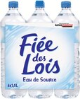 Eau de source - FIEE DES LOIS en promo chez Intermarché Super La Rochelle à 1,51 €