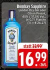 London Dry Gin im Angebot bei EDEKA in Kaarst London Dry Gin Angebote von Bombay Sapphire bei EDEKA Kaarst für 16,99 €