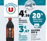 Allume feu - U en promo chez Super U Vaulx-en-Velin à 3,67 €