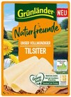 Käsescheiben mild & nussig oder Tilsiterscheiben von Grünländer, Naturfreunde im aktuellen REWE Prospekt für 1,69 €