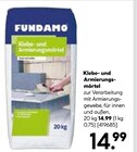 Klebe- und Armierungsmörtel im Hellweg Prospekt Klebe- und Armierungsmörtel von FUNDAMO im aktuellen Hellweg Prospekt für 14,99 €