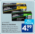 Batterien AA/AAA Angebote von ACTIV ENERGY bei ALDI SÜD Reutlingen für 4,99 €