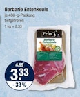 Barbarie Entenkeule im Angebot bei V-Markt in Kempten Barbarie Entenkeule Angebote von Prim'S bei V-Markt Kempten für 3,33 €