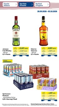 Whiskey im METRO Prospekt "Wochenangebote" mit 48 Seiten (Nürnberg)