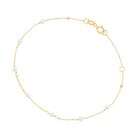 Bracelet en or jaune et perles de culture - E.Leclerc Bracelet en or jaune et perles de culture à 103,00 € dans le catalogue E.Leclerc