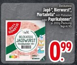 Delikatess Jagdwurst im Angebot bei EDEKA in Ingolstadt Delikatess Jagdwurst Angebote von Gut & Günstig bei EDEKA Ingolstadt für 0,99 €