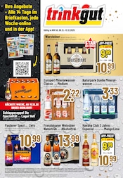 Trinkgut Supermarkt Prospekt der aktuellen Woche mit 12 Seiten, gültig von 08.12.2025 bis 13.12.2025, in Wiesbaden und Umgebung Aktueller Trinkgut Supermarkt Prospekt in Wiesbaden und Umgebung, "Aktuelle Angebote" mit 12 Seiten, 08.12.2025 - 13.12.2025