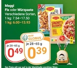 GLOBUS - Fix Angebot im Prospekt Fix bei GLOBUS im Prospekt "" für 0,39 €