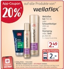 Gel oder Schaumfestiger oder Haarspray oder -lack von Wellaflex im aktuellen Rossmann Prospekt