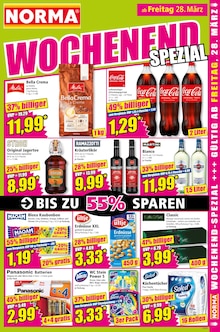 Coca Cola im Norma Prospekt "Mehr fürs Geld" mit 20 Seiten (Wuppertal)