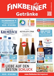 Aktueller Finkbeiner Prospekt mit Bier, "DIE DURSTSTRECKE ENDET HIER", Seite 1