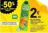 Nectar Orange Sans Pulpe Sans Sucres Ajoutés Bio - PRESSADE - E.Leclerc Nectar Orange Sans Pulpe Sans Sucres Ajoutés Bio - PRESSADE à 2,85 € dans le catalogue E.Leclerc