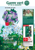 Catalogue Gamm Vert à Bordeaux, avec 4 pages Prospectus Gamm Vert à Bordeaux, "À vous de fleurir", 4 pages, 28/04/2021 - 16/05/2021