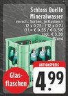 Mineralwasser im Angebot bei EDEKA in Münster Mineralwasser Angebote von Schloss Quelle bei EDEKA Münster für 4,99 €
