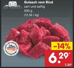 Gulasch vom Rind im Angebot bei Netto Marken-Discount in Eisenach Gulasch vom Rind Angebote von Gut Ponholz bei Netto Marken-Discount Eisenach für 6,29 €