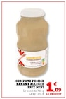 Compote pomme banane allégée - Prix Mini dans le catalogue Super U